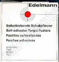 Edelmann SELF-ADHESIVE TARGET PATCHES Round 19mm WHITE package of 1000